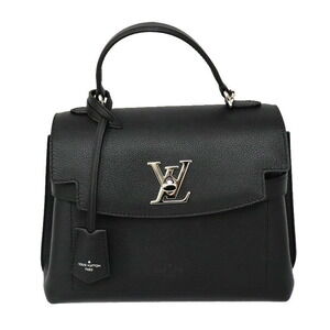 Louis Vuitton Lock Me Ever Black Calfskin Shoulder Bag LV